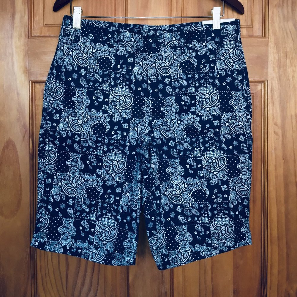 Japanese Men's Paisley print shorts. NEW. Size M.